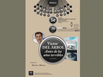 Marina Bernal presenta hoy ‘Antes de los años terribles’ (editorial Destino) del escritor  Víctor del Árbol