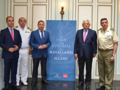La Fundación Cámara de Comercio de Sevilla acoge la  exposición fotográfica  “El viaje a la Especiería de Magallanes y Elcano” organizada por el Minis