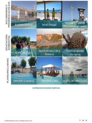 Las playas de Chipiona reciben una mención especial en educación ambiental