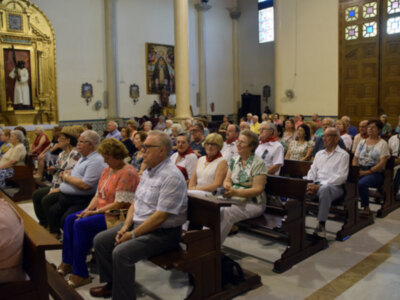 Sevilla participó en la misa litúrgica en honor de San Fermín.