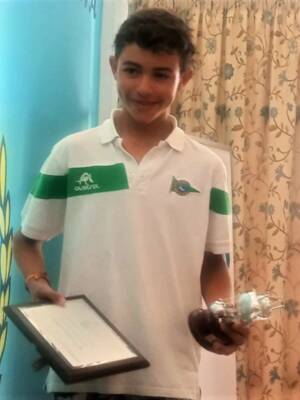 Doble podio para el Club Náutico en el Andaluz de aguas interiores de la clase Optimist