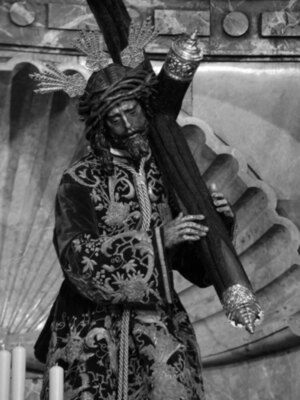 Seis Prelado en el culto de Quinario en Honor al Gran Poder sevillano.