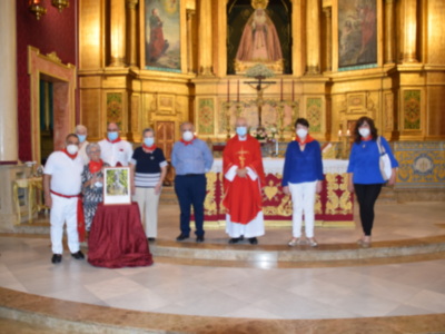 Sevilla participó en la misa litúrgica en honor de San Fermín.