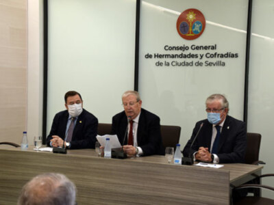 El consejo de Cofradía de Sevilla ha presentado el cartel del día de la Virgen 2020.