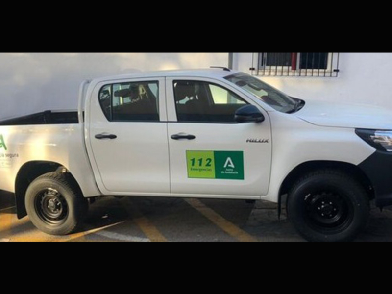 La Junta de Andalucía dota con un nuevo vehículo a Protección Civil de Chipiona para vigilancia, control y seguridad