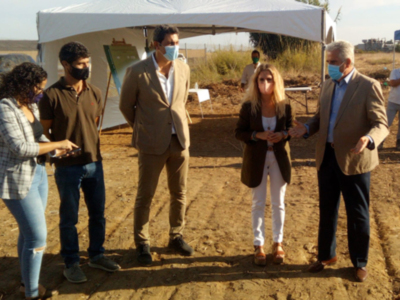 Ana Mestre y Luís Mario Aparcero anuncian el inicio de las obras del sellado del Vertedero de La Loma con una inversión superior al millón y medio  
