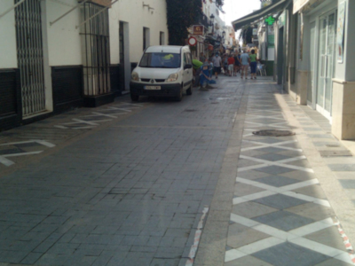 Comienzan los trabajos de la tercera fase de las obras de reurbanización del tercer tramo de la calle Isaac Peral 