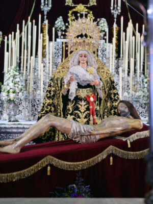 Terminó los cultos al Señor Yacente de la Misericordia de Alcalá del Río