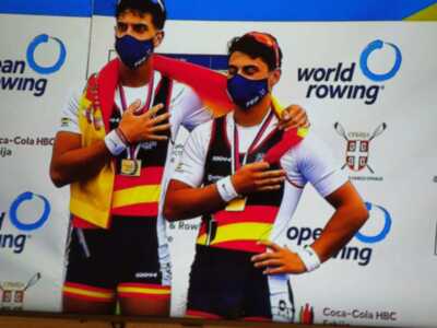 Oro y plata para el remo andaluz en el Campeonato de Europa juvenil