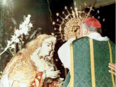 Adivinando la efeméride de las bodas de oro de la Coronación de Nuestra Señora de las Angustias de Alcalá del Río
