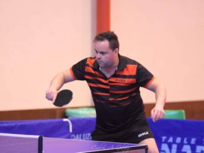 El gaditano Fran Grosso, Campeón de Andalucía Individual de Tenis de Mesa