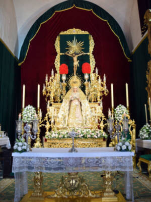  Alcalá del Río, inaugura su anual calendario de cultos con la Solemne Novena a la Santísima Virgen de las Angustias Coronada