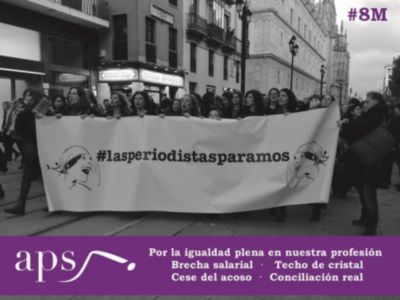 ‌ ‌‌ Manifiesto #8M. La APS y la FAPE contra la brecha salarial, el techo de cristal y el acoso laboral y online