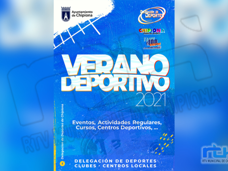 Festival de Verano Deportivo 2021 en Chipiona, organizado por el Ayuntamiento. Eventos y actividades regulares, cursos, centros deportivos, clubes locales.