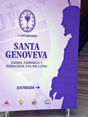  La muestra de Santa Genoveva se sumerge en la celebración de los 75 años de la fundación de la Hermandad Sacramental, en 1945.