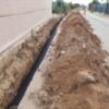 Comienzan las canalizaciones de las obras de drenaje en el camino de Los Rizos 
