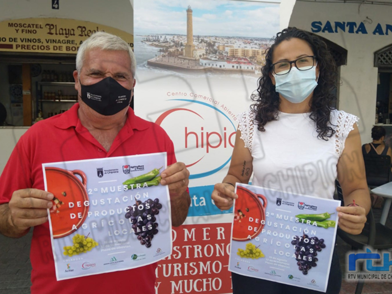 2ª Muestra de Productos Agroecológicos en Chipiona, organizada por el Ayuntamiento.