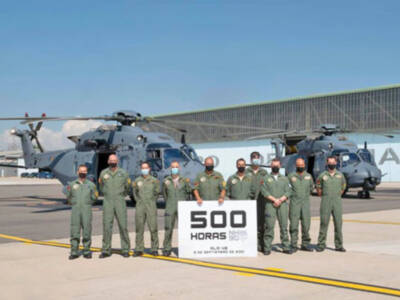 Primeras 500 horas del NH90 en el Ejército del Aire.
