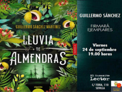 El próximo viernes 24 de septiembre a las 19:00 horas en la librería, nos visitará Guillermo Sánchez Martínez para charlar con nosotros y firmar 