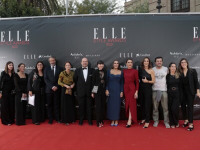 Premiados en distintas categorías de los premios ELLE , entregados en Sevilla.