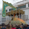 La primavera brotó por las calles de Alcalá de Alcalá del Río al paso de la  Virgen de las Angustias.