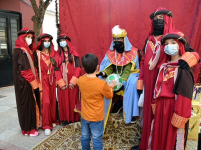 El Cartero Real visitó el Oratorio de Clemencia y Fe