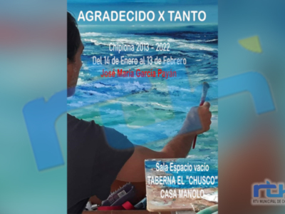 La sala de Espacio Vacío acogerá la muestra pictórica de José María García Payán ‘AGRADECIDO X TANTO’