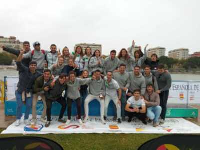 El Náutico Sevilla, subcampeón de España de invierno de piragüismo