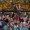 Traslado y entronización del Cristo de la Buena Muerte de Málaga