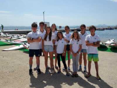 Éxito sevillano en la Copa de España de Techno e iQFoil juvenil