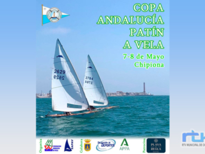 Las aguas de Chipiona acogen este fin de semana la Copa Andalucía Patín a Vela