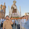 El Carmen del Puente se traslado  a la parroquia de la O para sus cultos en su honor