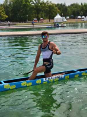 En la lucha por las medallas del Campeonato de Europa sprint de piragüismo