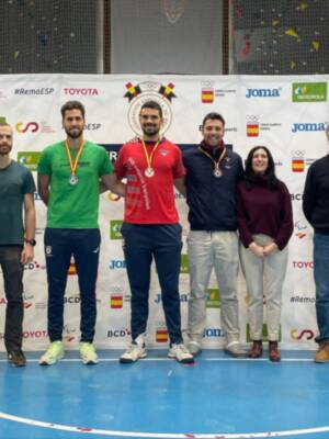 Póquer sevillano en el Campeonato de España de remoergómetro