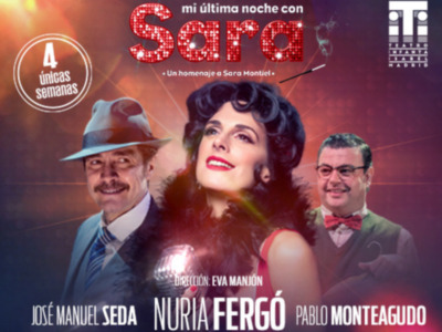 Nuria Fergó presenta en el teatro Infanta Isabel de Madrid ´Mi ultima noche con Sara´