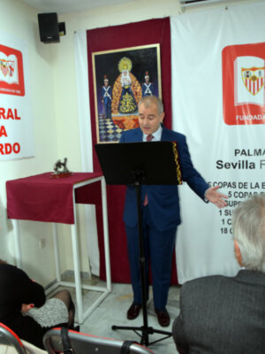 Francisco M. Pérez Estepa pregonó la Exaltación de la Semana Santa en la Peña Sevillista San Bernardo