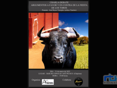 La fiesta de los toros a debate en una charla organizada por el Nuevo Ateneo de Chipiona