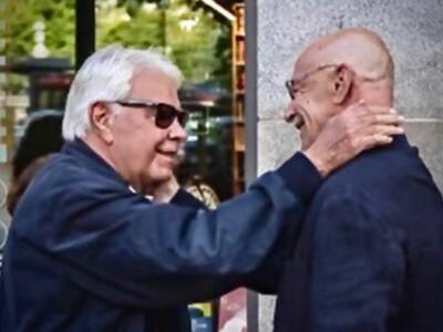 Dos viejos amigos y un libro, el de Pablo Julia