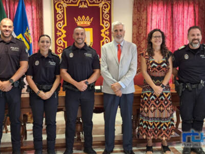 La plantilla de la Policía Local de Chipiona se amplía con tres nuevos agentes