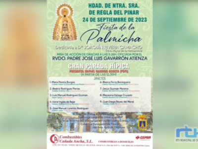El domingo 24 de septiembre se celebra la Fiesta de la Palmicha que este año estará dedicada a Joaquín Rivera Camacho