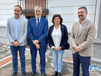 Los Alcaldes de los cuatro municipios de la Comarca se reúnen en el Ayuntamiento de Chipiona para constituir un grupo motor de trabajo conjunto