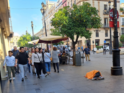 El paisaje urbano a veces nos sorprende negativamente.