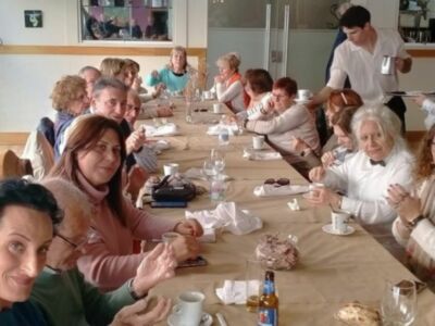 Triana y el Ateneo Literario de Puerto Real se reunieron en un almuerzo en el emblemático restaurante Adorea de Sevilla 