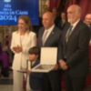 Pedro Curtido y el Centro de Desarrollo Infantil y Atención Temprana Bajo Guadalquivir han recibido hoy la Medalla de la Provincia 