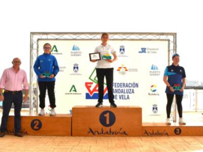 Póquer para el Náutico Sevilla en el Campeonato de Andalucía de ILCA 4   
