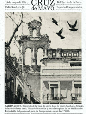 La Cruz de Mayo infantil Barrio de la Feria saldrá por primera vez este viernes 10 de mayo
