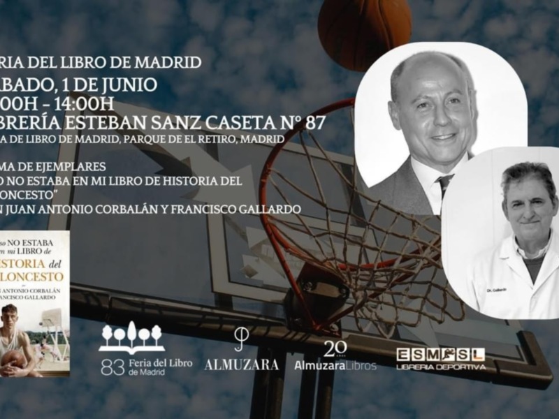 Francisco Gallardo firmará ejemplares con Corbalan en la Feria del libro de Madrid este fin de semana