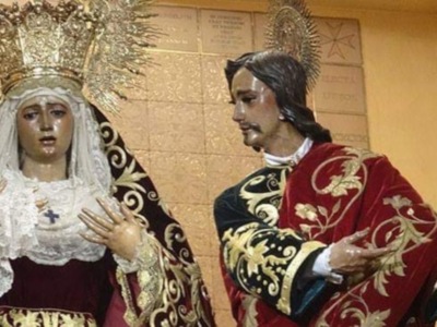 Dos San  Juanes en el  mismo templo