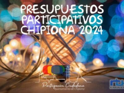 En marcha el plazo para las votaciones telemáticas para los Presupuestos Participativos de Chipiona 2024 ﻿