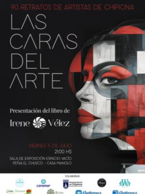 Irene Vélez presenta el viernes en la Peña El Chusco-Casa Manolo su primer libro ‘Las Caras del Arte. 90 Retratos de Artistas de Chipiona’ 